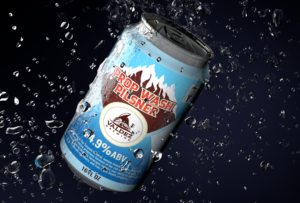 Craft Brewery Beer Can Label in Alaska | Diseño Gráfico por Rickyy
