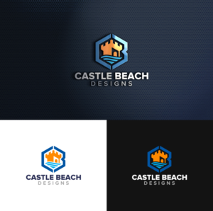 Castle Beach Designs | Logo Design by BehindSymbols