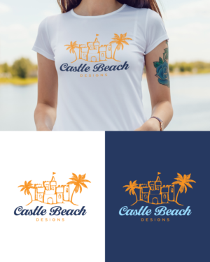 Castle Beach Designs | Logo Design by ACK Design