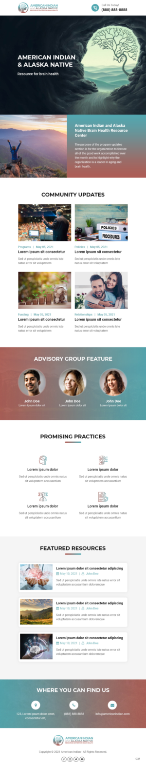 Design de Marketing Électronique par pb pour International Association for Indigenous Aging | Design : #26707964