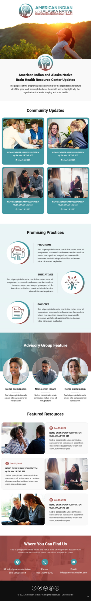 Design de Marketing Électronique par pb pour International Association for Indigenous Aging | Design : #26707968