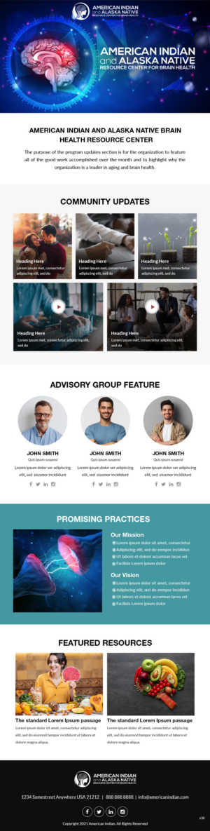 Design de Marketing Électronique par pb pour International Association for Indigenous Aging | Design : #26707973