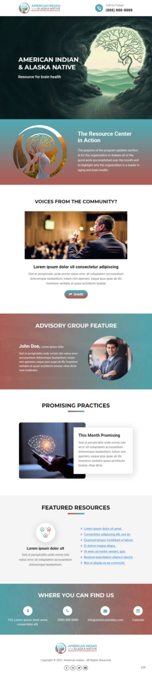 Design de Marketing Électronique par pb pour International Association for Indigenous Aging | Design : #26771023