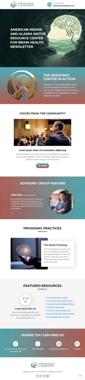 Design de Marketing Électronique par pb pour International Association for Indigenous Aging | Design : #26777481