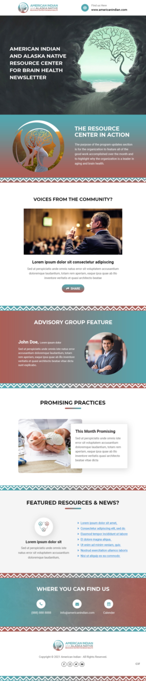 Design de Marketing Électronique par pb pour International Association for Indigenous Aging | Design : #26787535