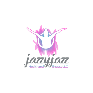 JazzyJazzHealthandBeautyLLC..With a silhouette of a woman in the background lightly muscular with some products in her hand | Design de Logo par FourtuneDesign