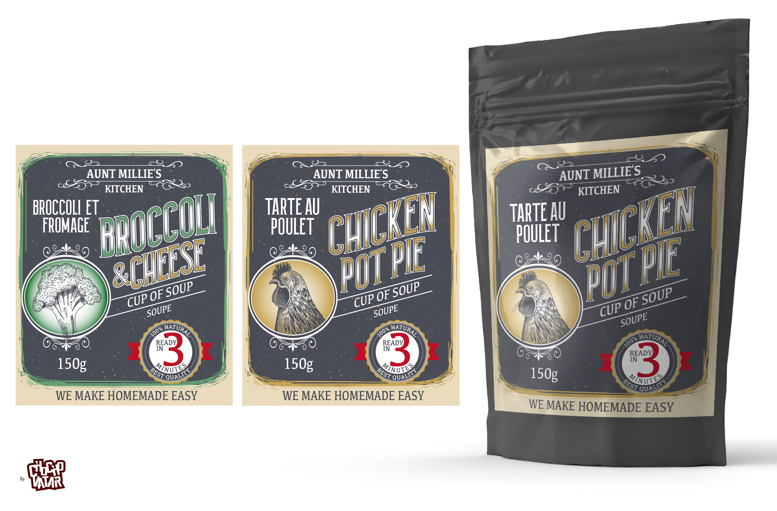 Grafik-Design von Luis Arriola für Aunt Millie's Kitchen | Design #26702944