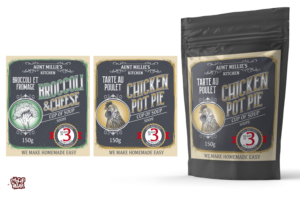 Graphic Design by Luis Arriola for Aunt Millie's Kitchen | Design: #26702944