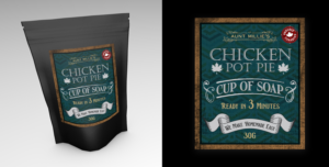 Vintage Style Soup Package Label | Graphic Design by Rickyy