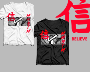 Streetwear / Asian Influence / T Shirt Design | T-shirt Design by JTdsign
