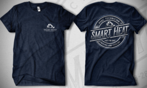 SMART HEAT HEATING AND COOLING  t-shirt desighn | T-shirt Design by Jonya