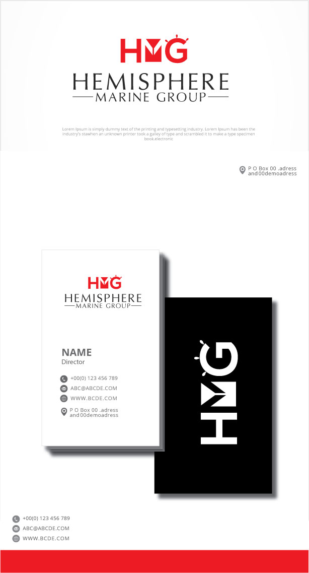 Logo Design by graphicevolution for Hemisphere Marine | Design #26700345