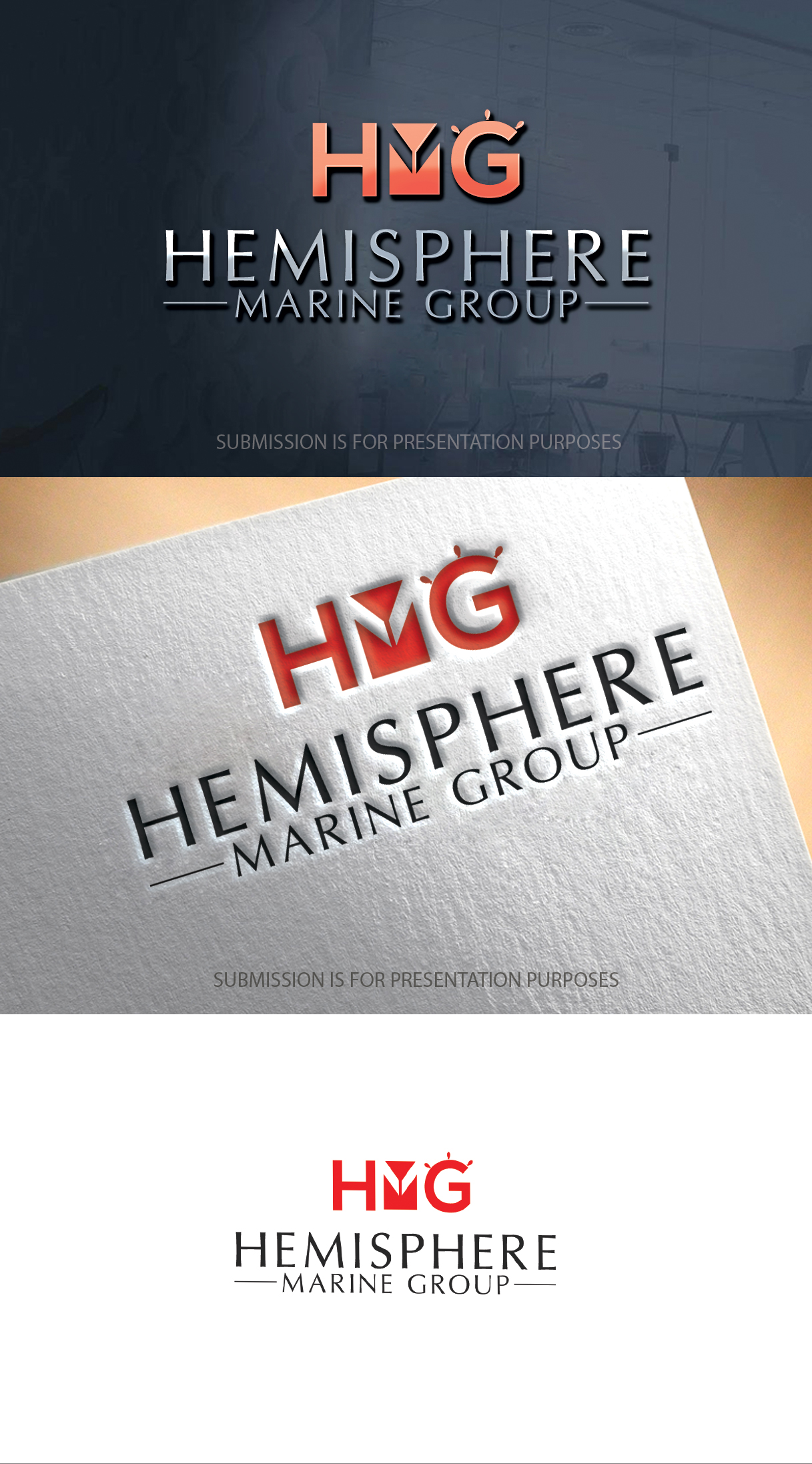Logo Design by graphicevolution for Hemisphere Marine | Design #26700346