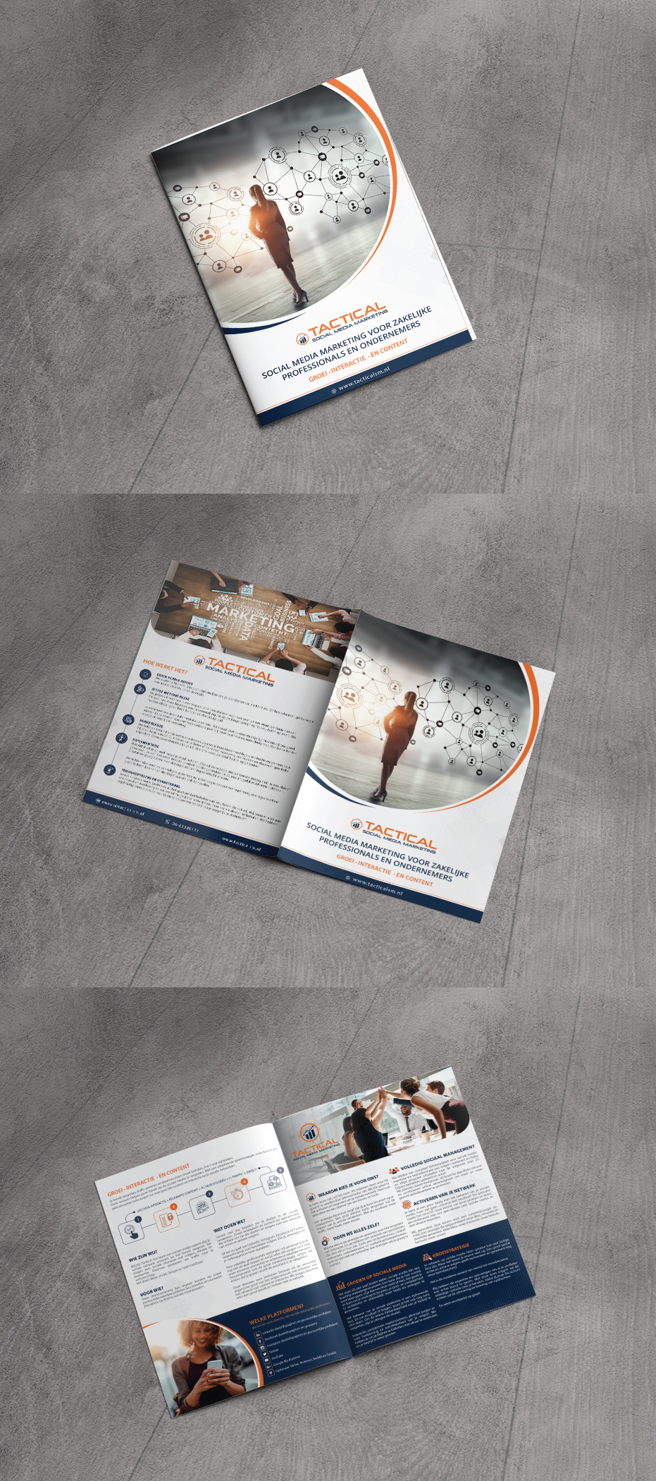 Brochure Design by alex989 for Treehopper b.v. | Design #26706606