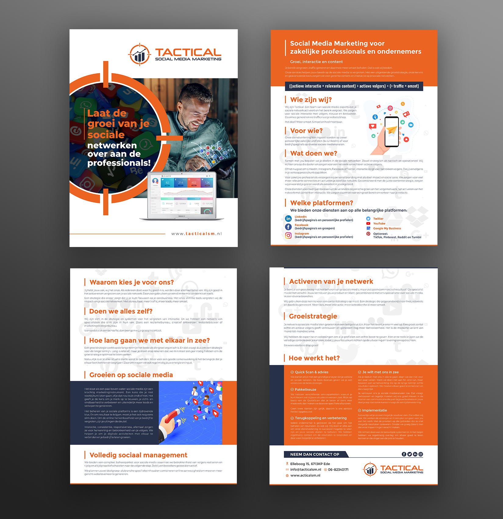 Brochure Design by ecorokerz for Treehopper b.v. | Design #26761397