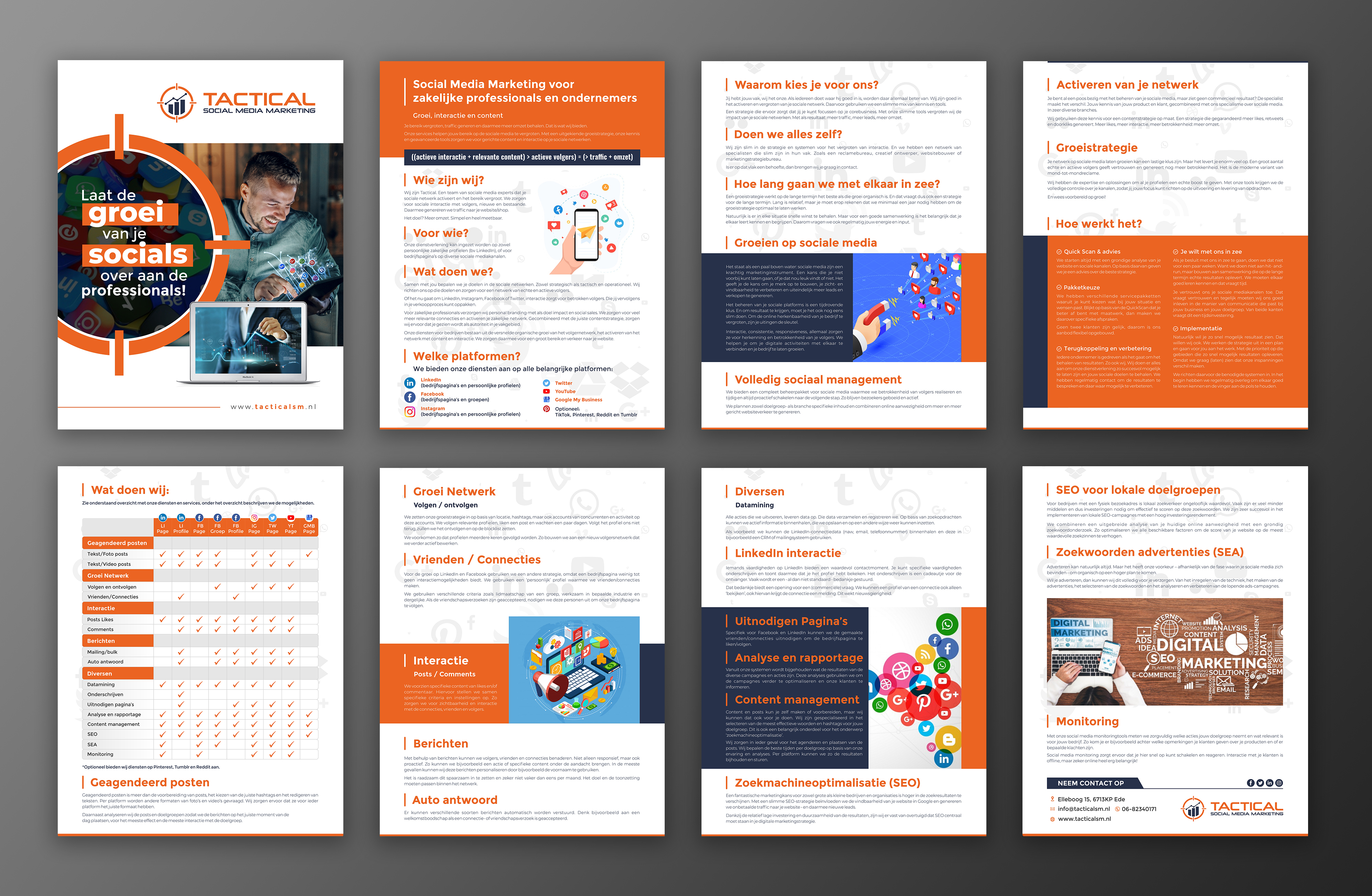 Brochure Design by ecorokerz for Treehopper b.v. | Design #26774505