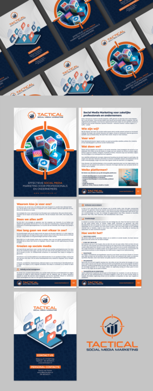 Brocure for Tactical - Social Media Management | Design de Brochure par SAI DESIGNS