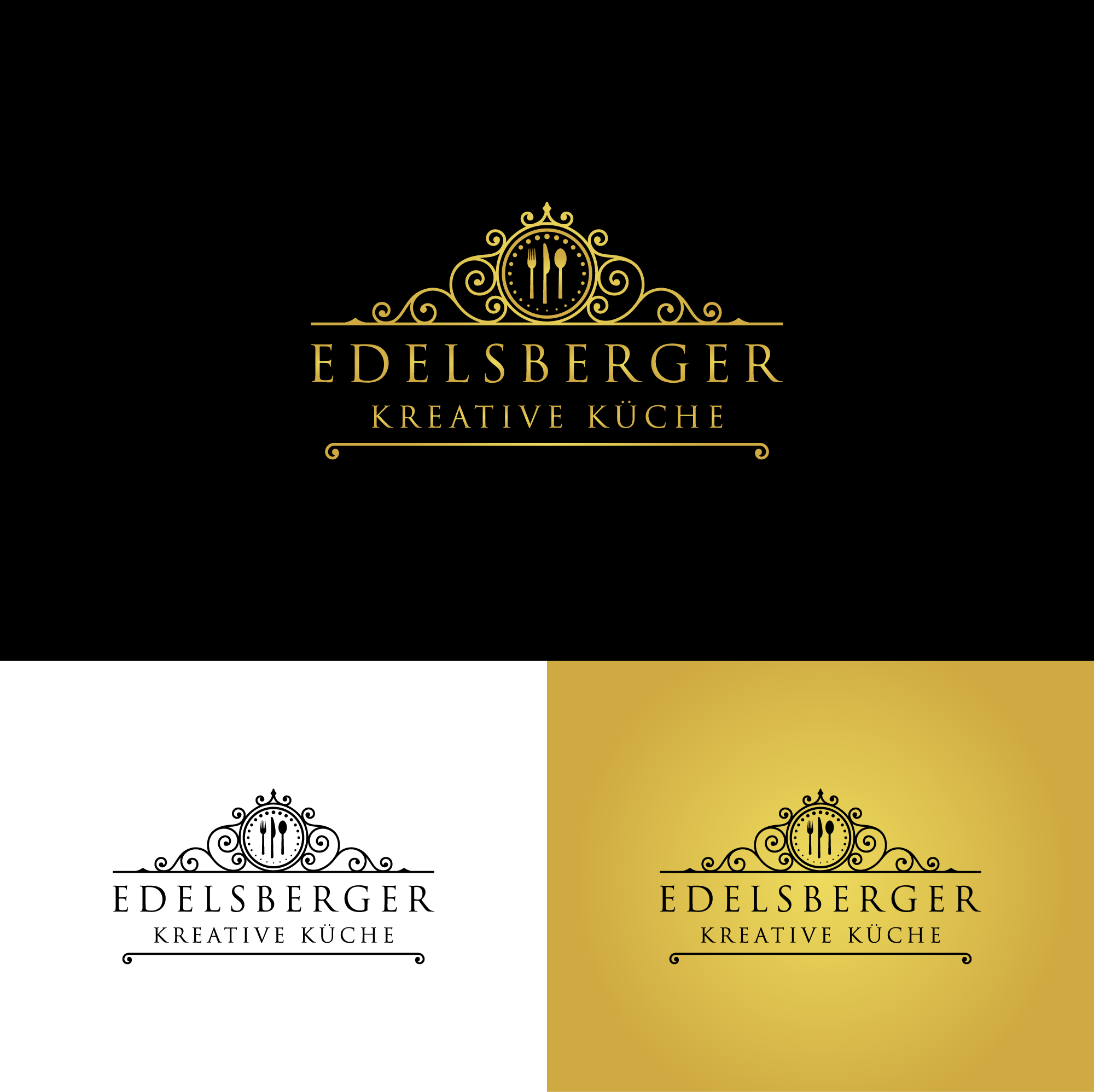 Logo Design by meolico for Edelsberger Kreative Küche  | Design #26732242