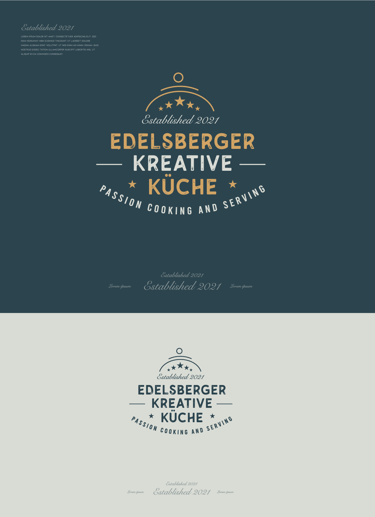 Logo Design by Ng V Duc for Edelsberger Kreative Küche  | Design #26736419