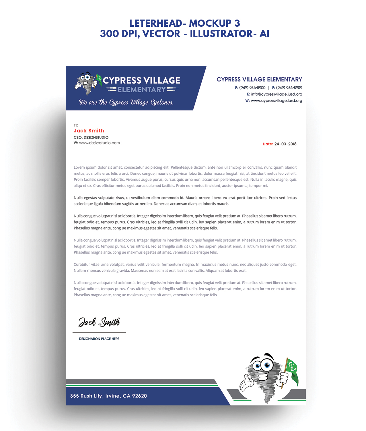 Letterhead Design by Expert Designer for this project | Design #26711299