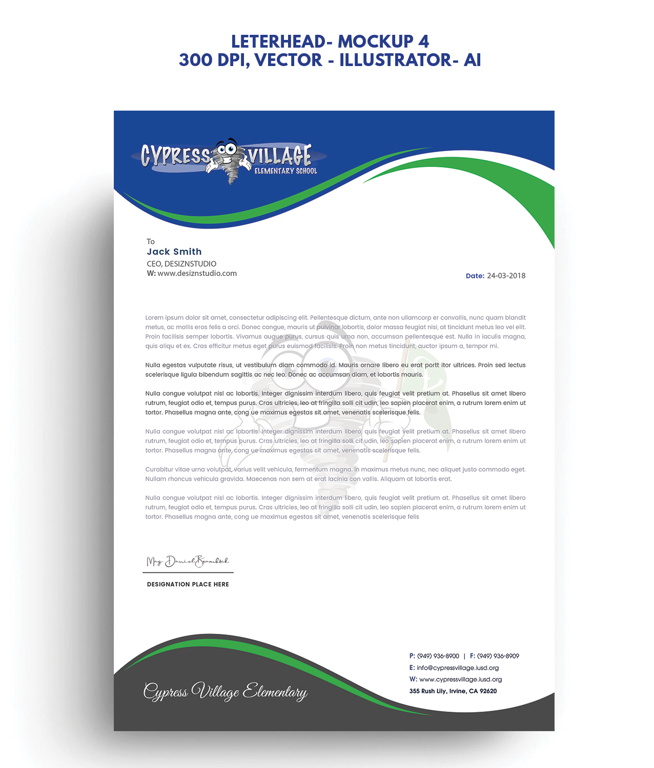 Letterhead Design by Expert Designer for this project | Design #26711412