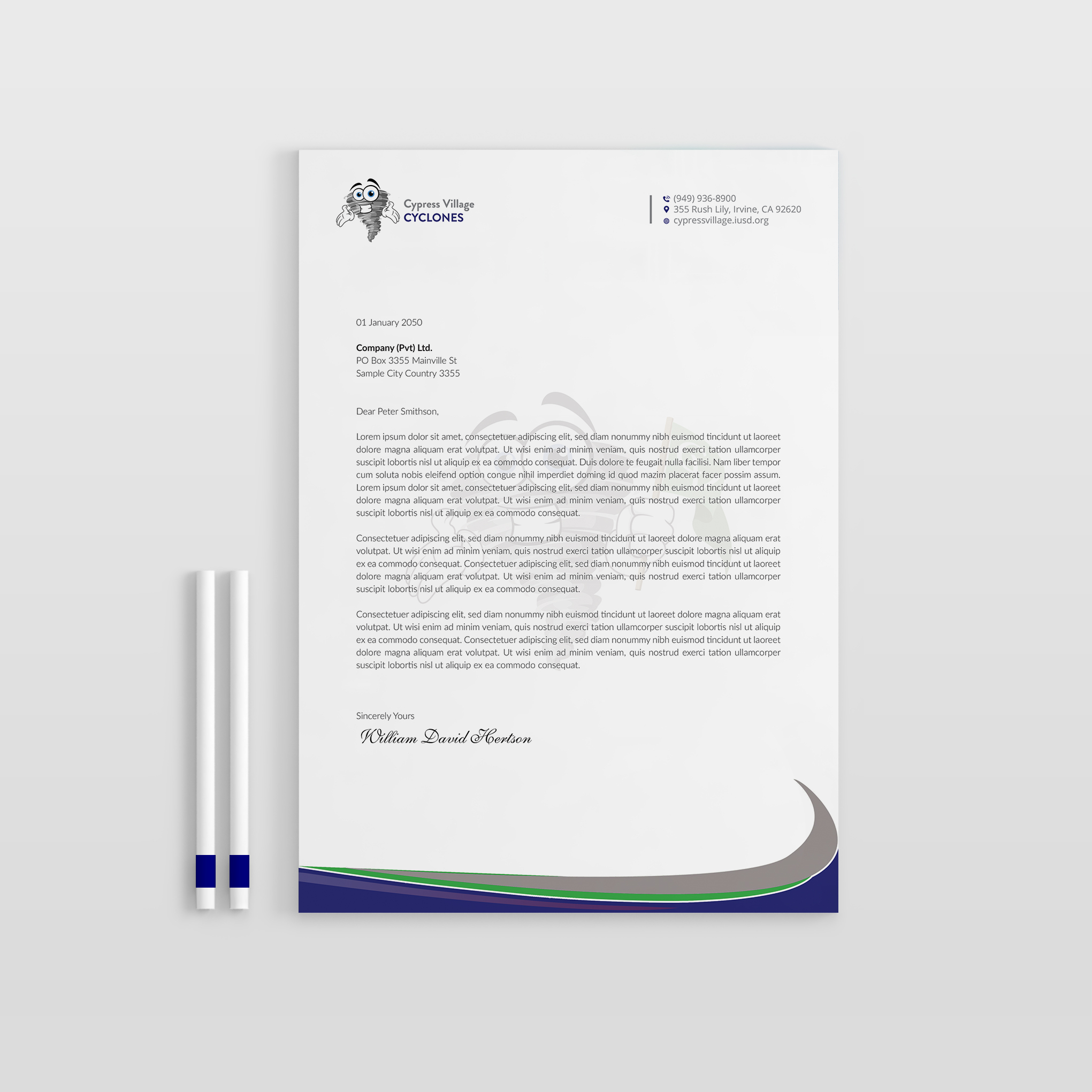 Letterhead Design by OxonoArt for this project | Design #26704535