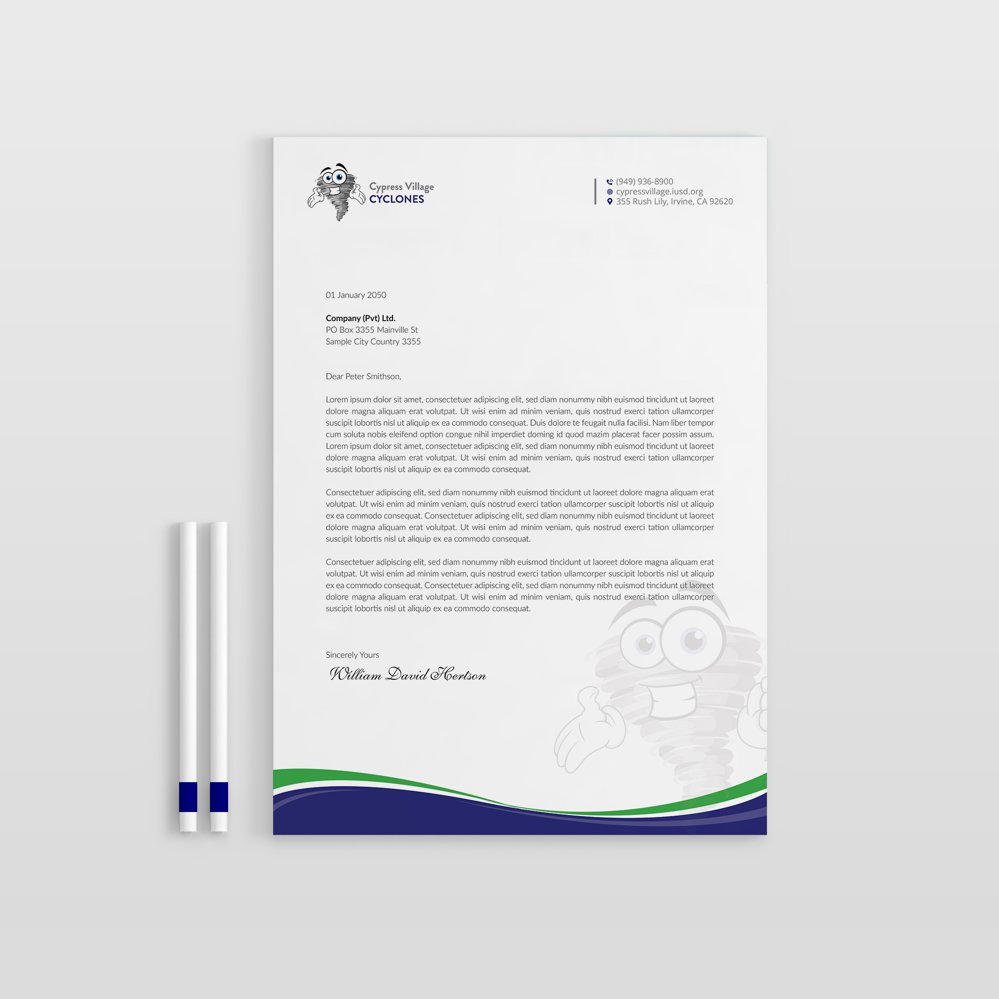 Letterhead Design by OxonoArt for this project | Design #26704647
