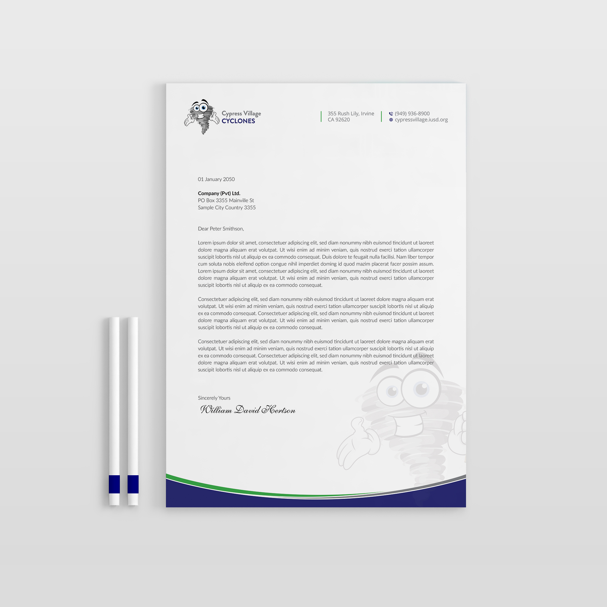 Letterhead Design by OxonoArt for this project | Design #26704710