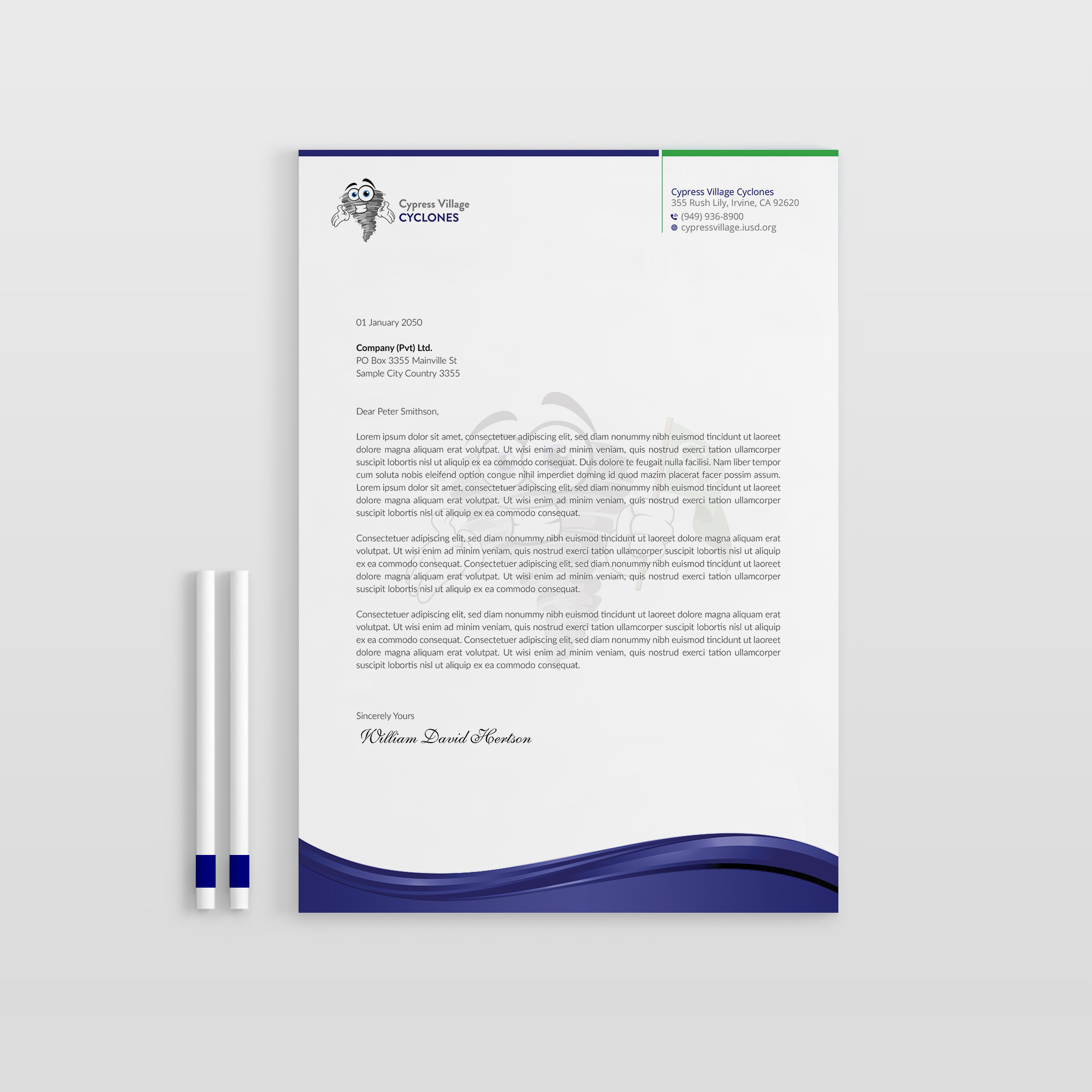 Letterhead Design by OxonoArt for this project | Design #26706931
