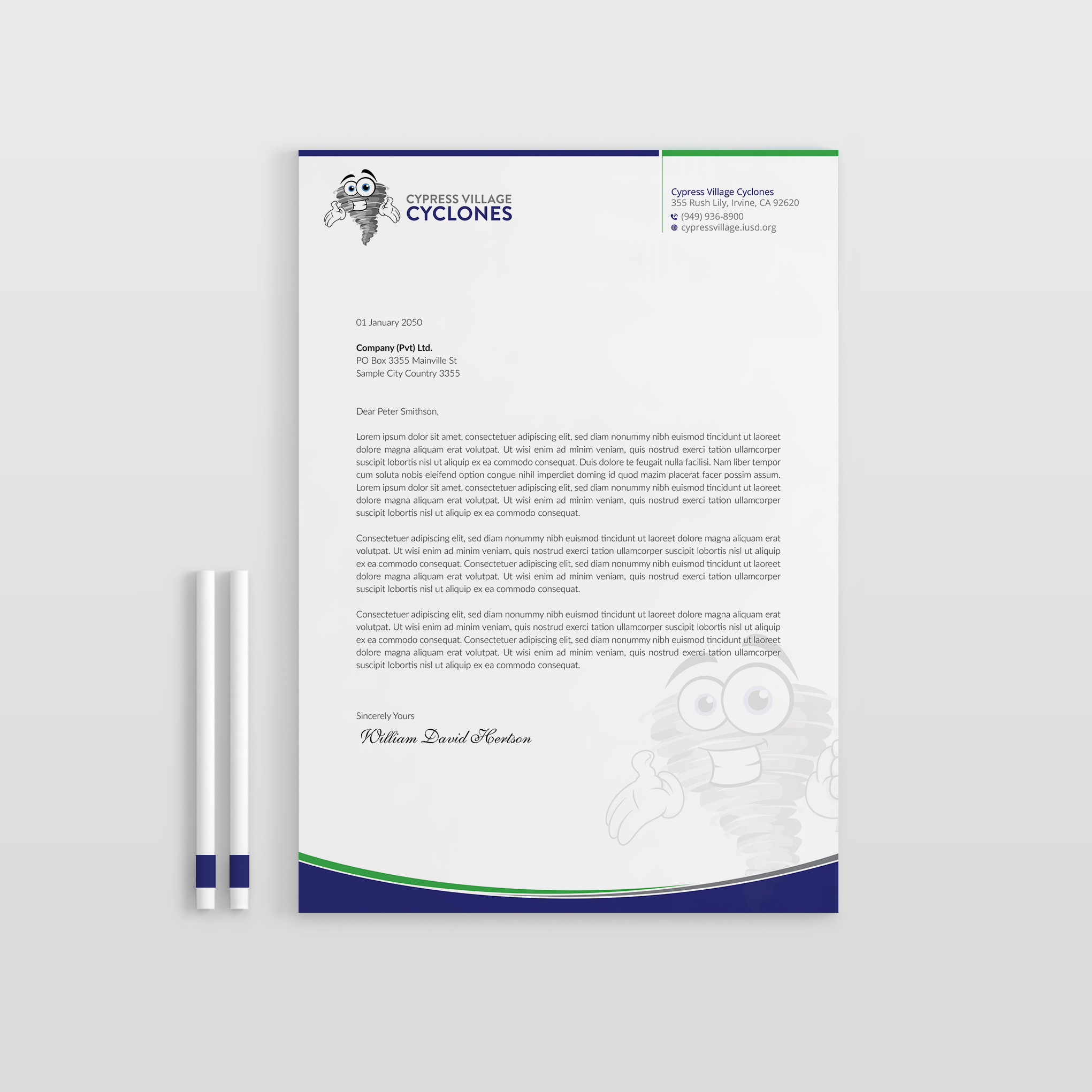 Letterhead Design by OxonoArt for this project | Design #26714679
