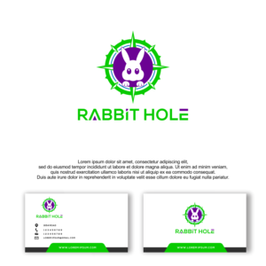 Logo-Design von I Design12 für Rabbit Hole Technology | Design: #26703433
