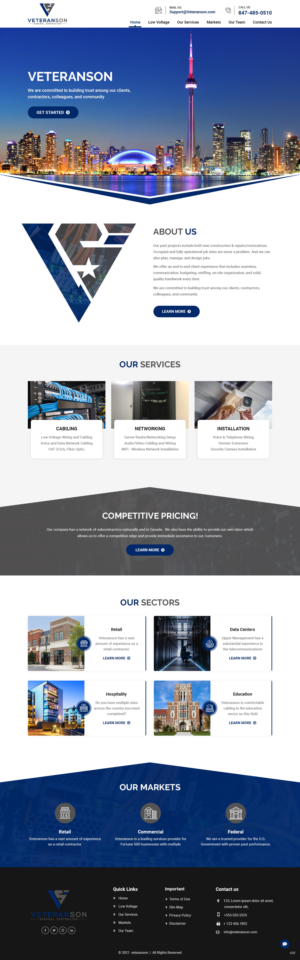 Web Design by pb for this project | Design: #26708035