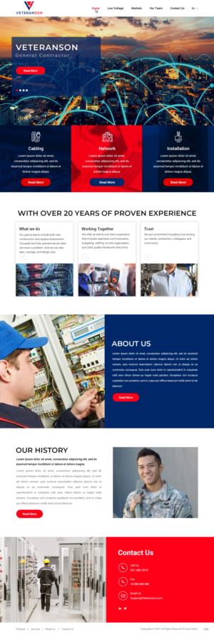Web Design by pb for this project | Design: #26708036