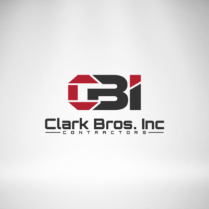 Clark Bros. Inc. Contractors | Logo Design by Gerald Design 3
