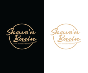 Shave 'n Basin (tag line: Body *Blades * Beards) | Logo Design by makerlogoz