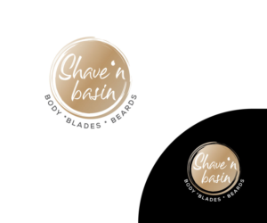 Shave 'n Basin (tag line: Body *Blades * Beards) | Logo Design by Art Lancer