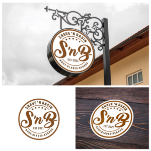Shave 'n Basin (tag line: Body *Blades * Beards) | Diseño de Logo por ICKE
