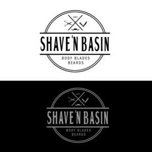 Shave 'n Basin (tag line: Body *Blades * Beards) | Logo Design by NILDesigns