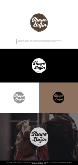Shave 'n Basin (tag line: Body *Blades * Beards) | Logo Design by Kim Ji