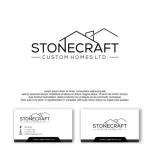 Logo Design by I Design12 for Stonecraft Custom Homes LTD. | Design: #26703677