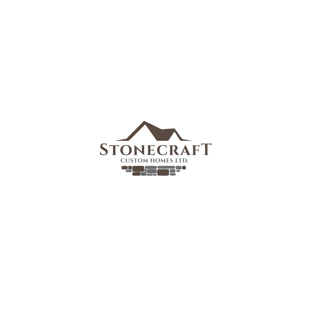 Logo Design by MEDIA GLASS for Stonecraft Custom Homes LTD. | Design #26715480