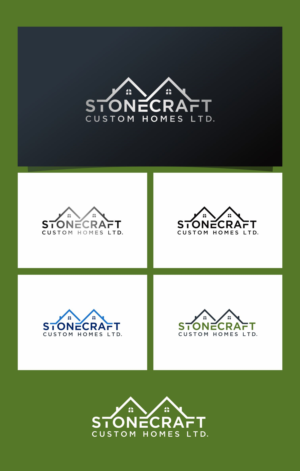 Logo Design by kokebun for Stonecraft Custom Homes LTD. | Design: #26703762
