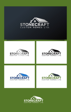 Logo Design by kokebun for Stonecraft Custom Homes LTD. | Design: #26703824