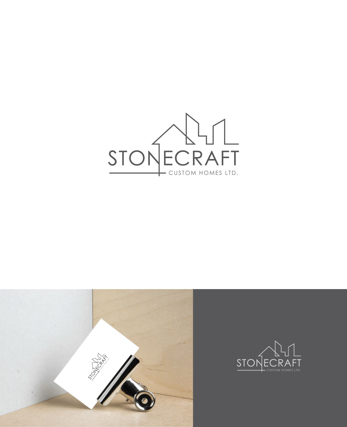 Logo Design by ecorokerz for Stonecraft Custom Homes LTD. | Design #26706211