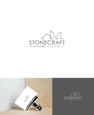 Logo Design by ecorokerz for Stonecraft Custom Homes LTD. | Design: #26706211
