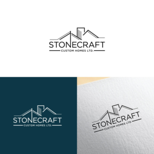 Logo Design by CreativeFlows 2 for Stonecraft Custom Homes LTD. | Design: #26707252