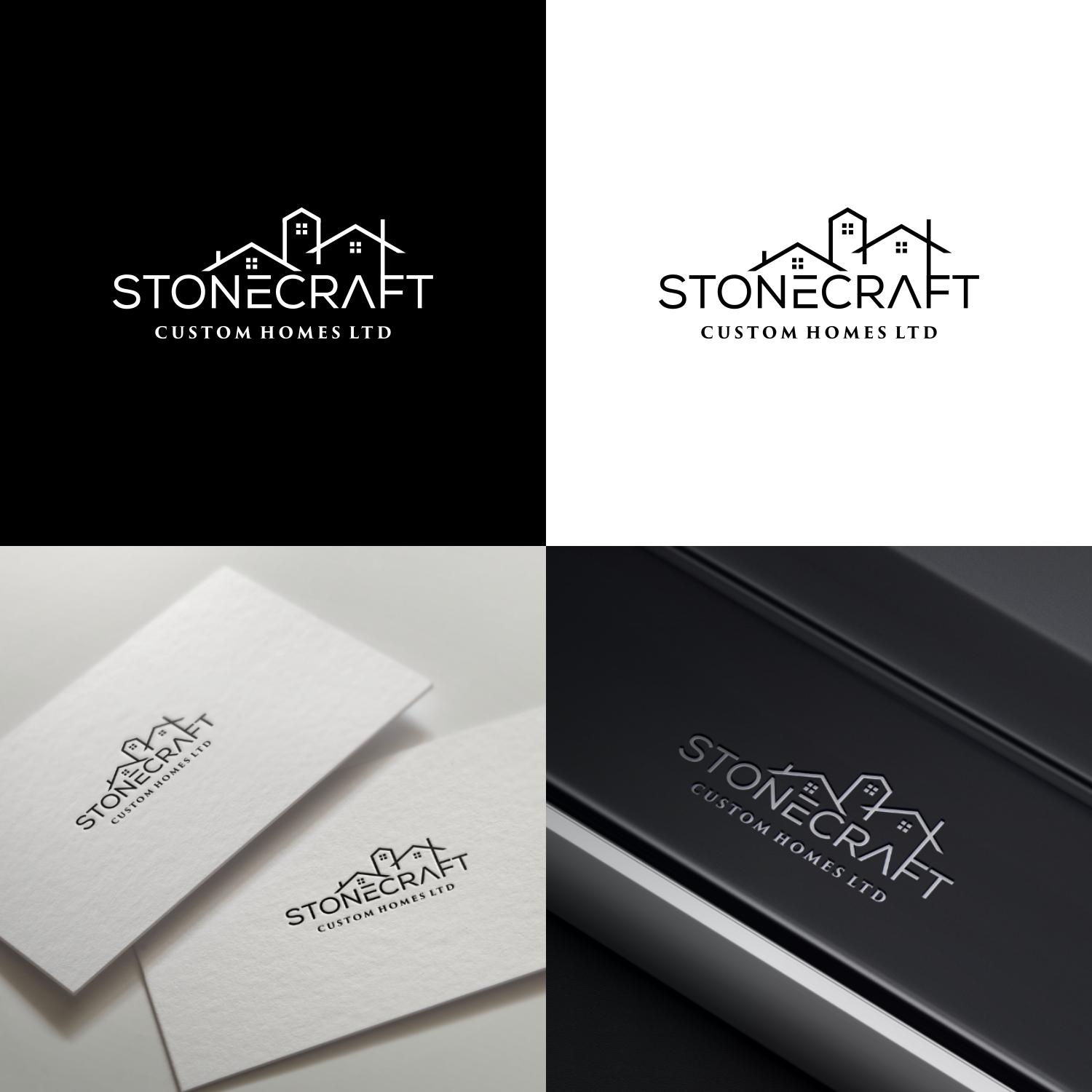 Logo Design by galang1996 2 for Stonecraft Custom Homes LTD. | Design #26704751
