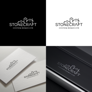 Logo Design by galang1996 2 for Stonecraft Custom Homes LTD. | Design: #26704751