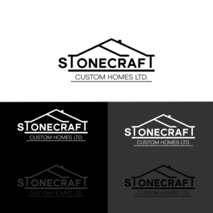 Logo Design by vidarshana 2 for Stonecraft Custom Homes LTD. | Design #26707359