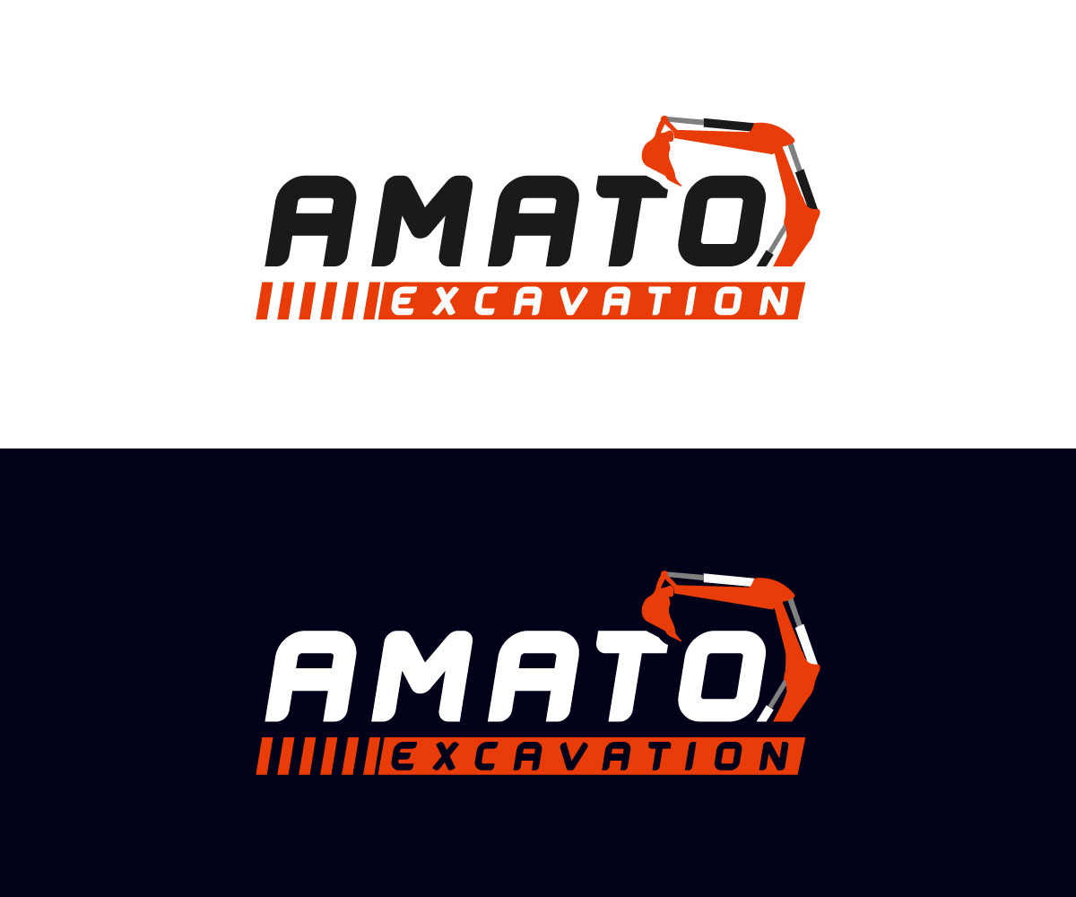 Logo Design by Lovly Design for Amato Excavation  | Design #26725555